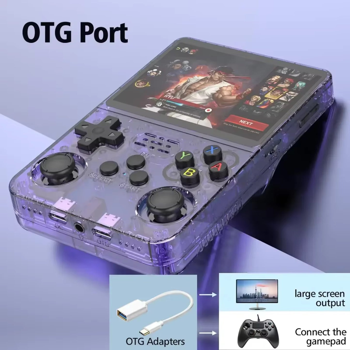 R36S consola portatil retro premium 27 sistemas 15,210 juegos N64, PS1, PSP, SNES, SEGA