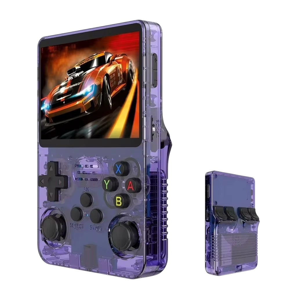 R36S consola portatil retro premium 27 sistemas 15,210 juegos N64, PS1, PSP, SNES, SEGA