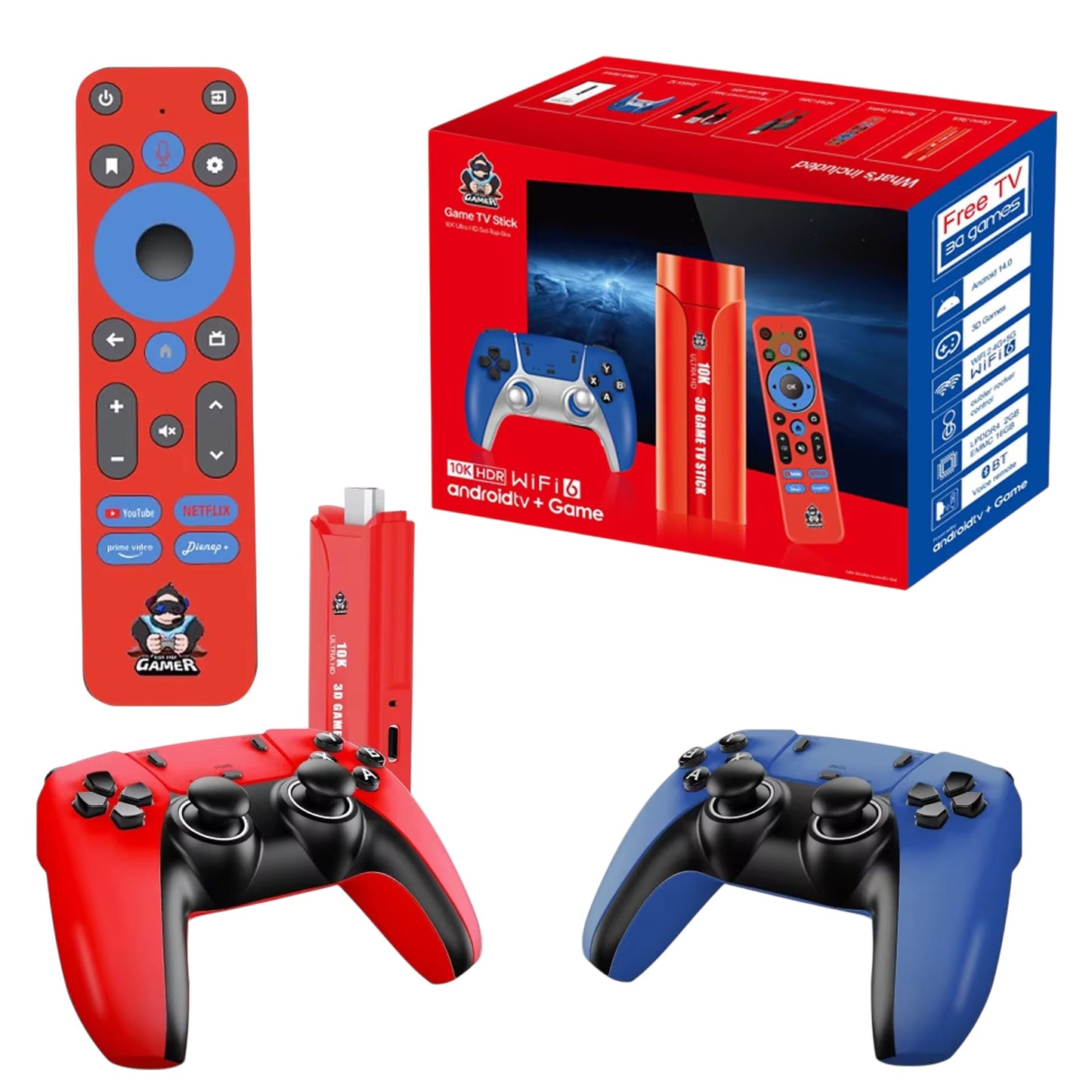 Consola G1 GameStick premium con N64 PSP PS1 Android Youtube Streaming