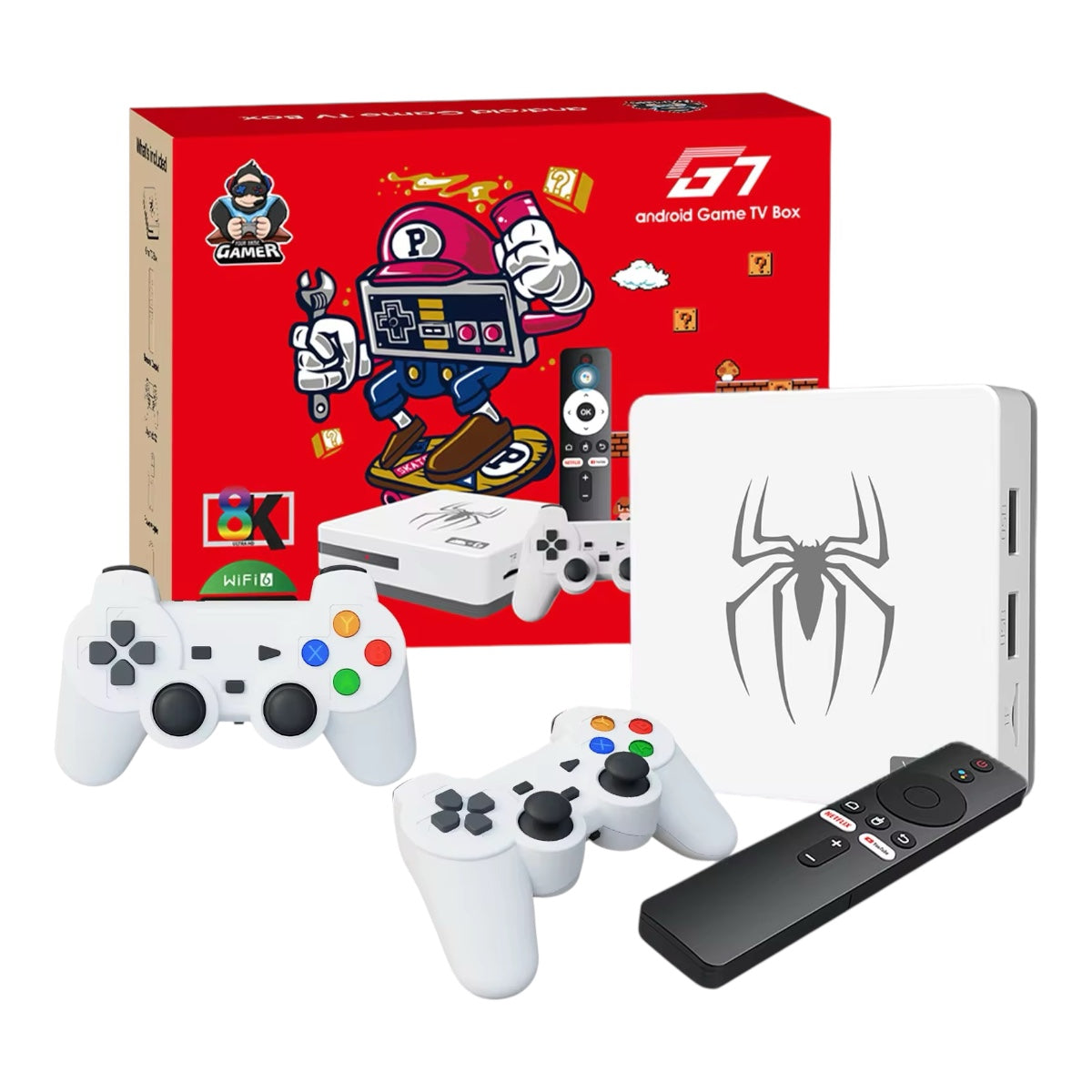 GameBox G7 video juego retro con soporte para N64 PSP PS1 con sistema android