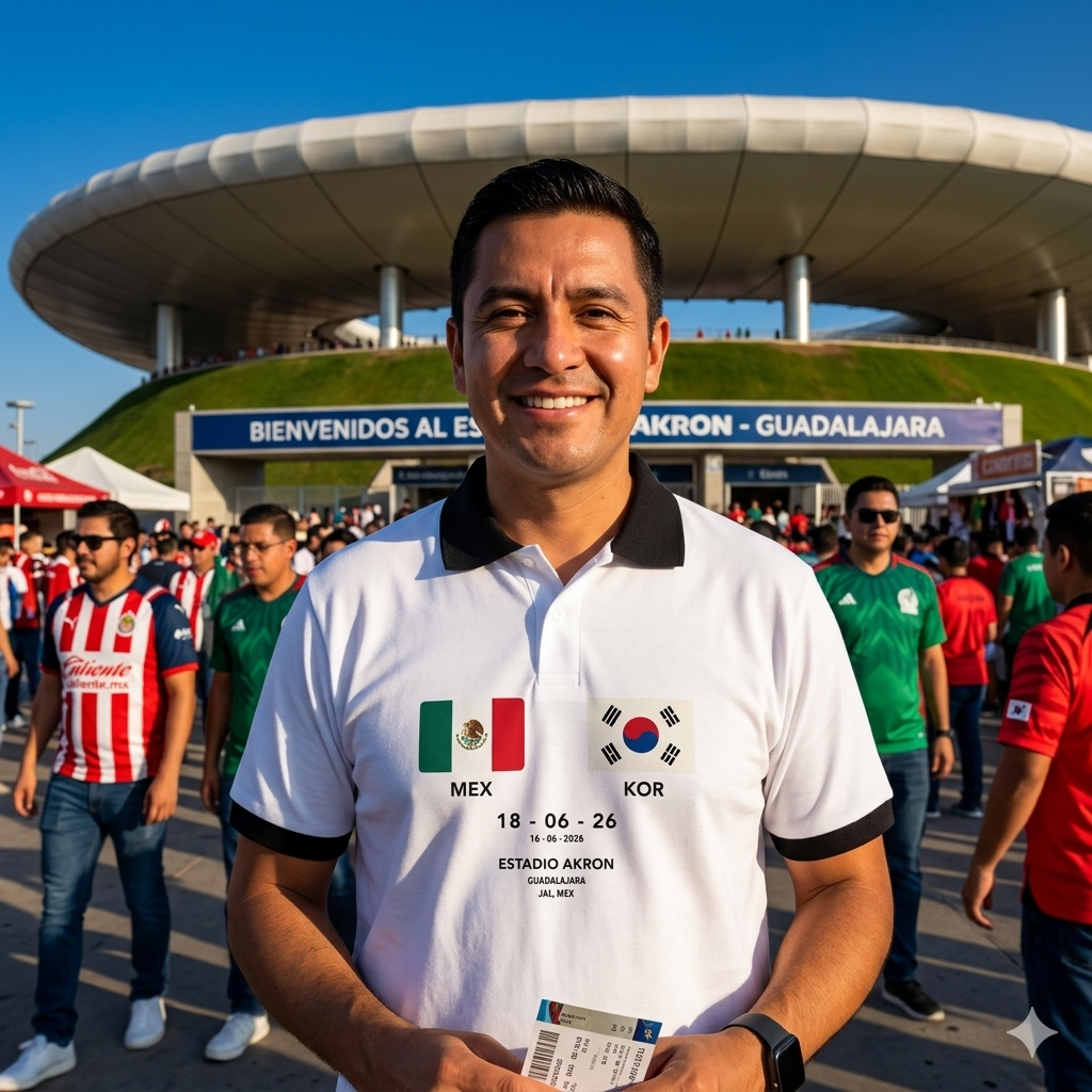 Playera Conmemorativa Mundial 2026 – Edición México