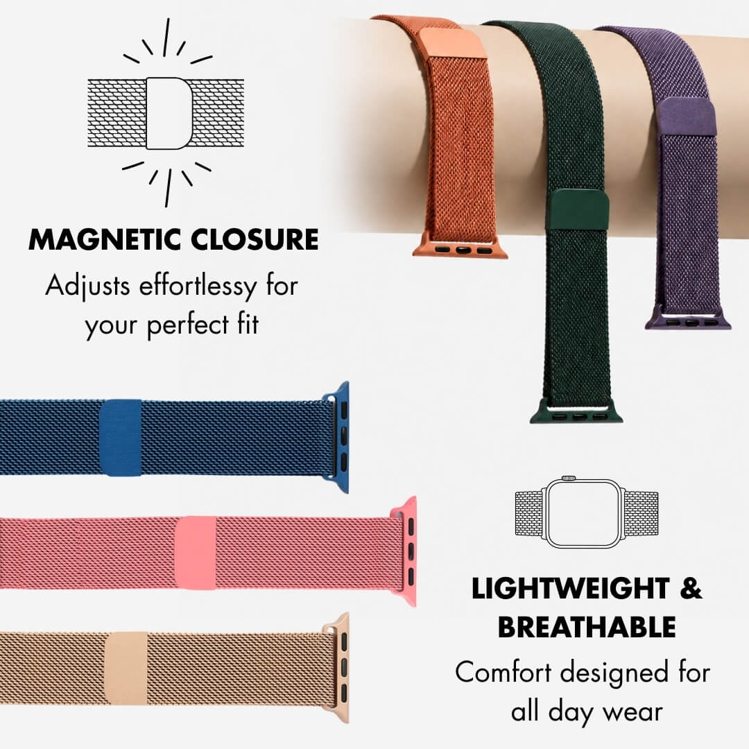 Correa malla Milanese acero inoxidable para Apple Watch
