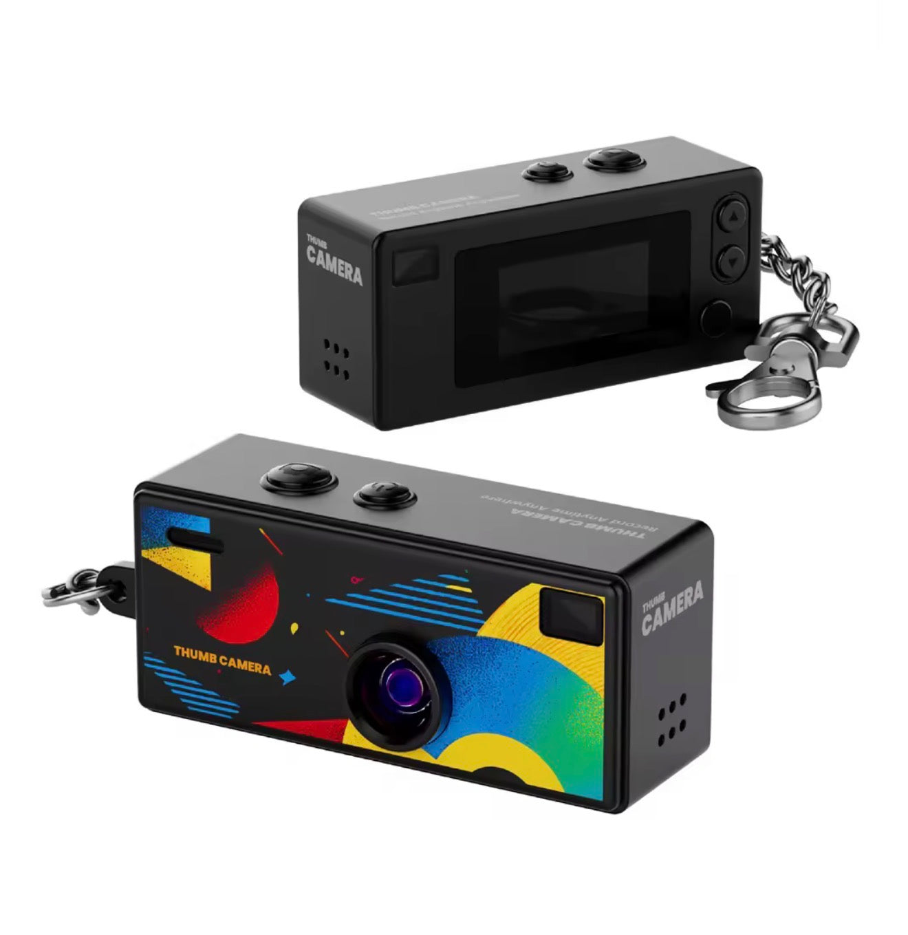 Mini Cámara Retro de Bolsillo - HD 1080P con Pantalla y Llavero