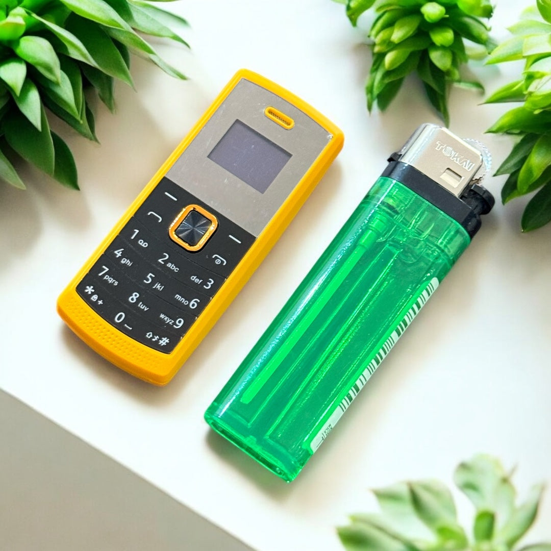 Mini telefono celular funcional para doble sim con Voz Magica BM-01